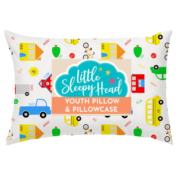 Youth Pillow With Pillowcase 16X22, Soft Jumbo Toddler Pillow, Kids Pillow & Hypoallergenic Pillow Case - Best Kids Pillows For