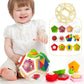 Montessori Toys for 1 Year Old Girl Gifts-Busy Activity Cube Travel Toys for 12-18 Months Baby Sensory Ball Development Educatio
