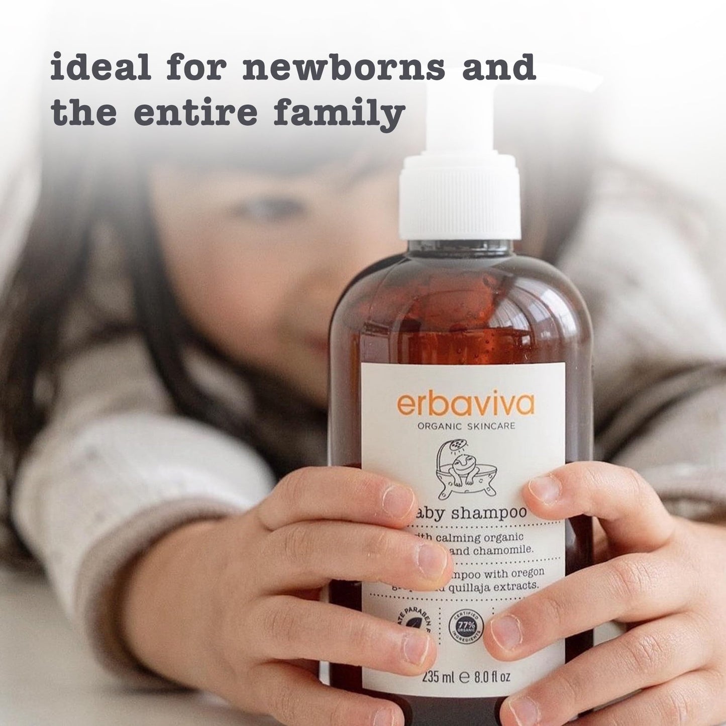 Erbaviva Baby Shampoo, 8 Fl Oz