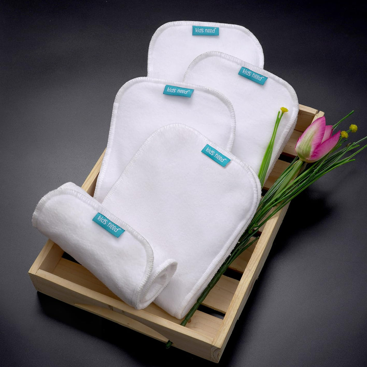 Kids Need High Absorbent Cloth Diaper Inserts Only 5 Pcs Combo Pack Upgraded Bamboo Cotton Insert Pad For Washable Diapers Reusa