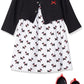 Hudson Baby Baby Girl Cotton Dress, Cardigan And Shoe Set, Scottie Dog, 0-3 Months