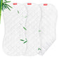 Moonsea Quilted Thicker Changing Pad 3 Pack Waterproof, Fit For Changing Pads Non-Slip Back Design Reusable Pads Machine Washabl