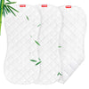 Moonsea Quilted Thicker Changing Pad 3 Pack Waterproof, Fit For Changing Pads Non-Slip Back Design Reusable Pads Machine Washabl