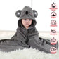 Befacl 2 Pack Baby Towels With Hood And 5 Baby Washcloths, For Newborn Unisex, 31.5X31.5 In Ultra Absorbent Soft Hooded Bath Tow