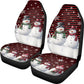 Whosucclay Christmas Snowman Car Front Seat Cover for Women, 2pcs Automotive Seat Cover Seat Protectors Cushion for SUV & Truck,