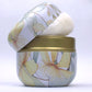 Topwon Powder Case With Powder Puff For Body Powder Container Dusting Powder Case For Baby&Mom (Gloden Flower)