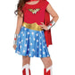 Costumes Usa Wonder Woman Halloween Costume For Girls, Dc Comics, Large (12-14), Includes Dress, Cape, Headband And More