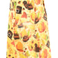 Boys Pumpkin Turkey Print Thanksgiving Collared Polo T Shirt (10Y, Orange)