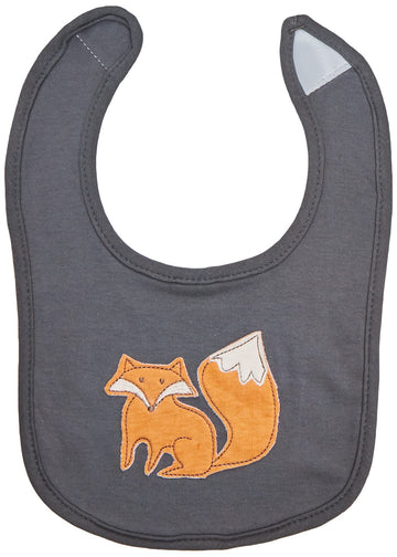 Hudson Baby Unisex Baby Cotton Bibs, Forest, One Size