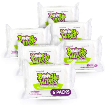 Baby Wipes Unscented By Boogie Wipes, Wet Wipes For Face, Hand, Body & Nose, Made With Vitamin E, Aloe, Chamomile And Natural Sa
