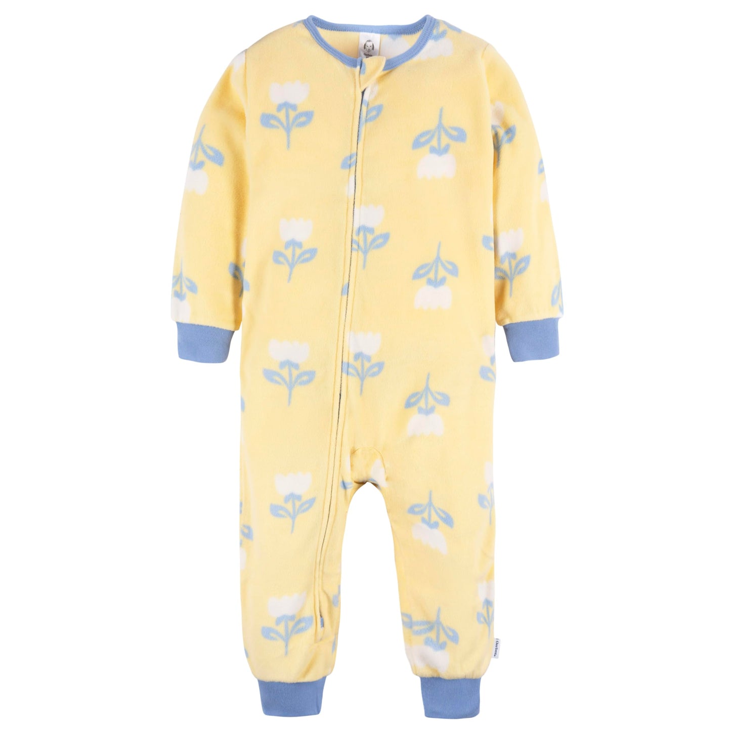 Gerber Baby Girl'S Flame Resistant Fleece Footless Pajamas 3-Pack, Multi Floral