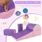 Costzon 5 Pieces Climbing Toys For Toddlers, Soft Foam Block Play Structures Infants Climbers For Child Development, Waterproof