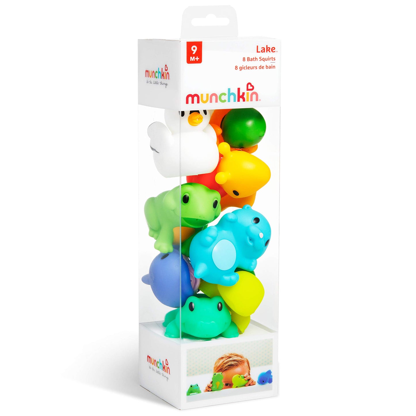 Munchkin Lake Squirts Baby Bath Toy, 8 Pack