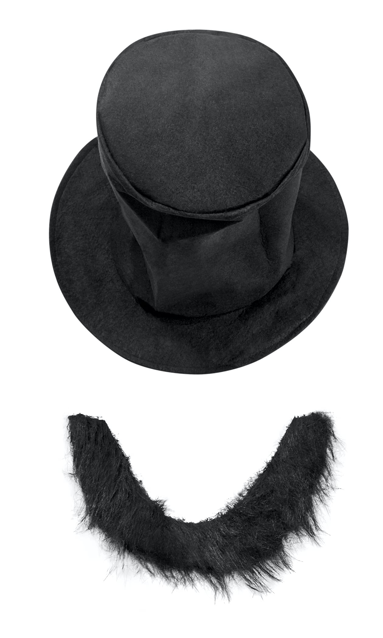 Rubies Abraham Lincoln Instant Disguise Kit Abe Lincoln Costume (Hat & Beard) Black