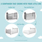 Dream On Me Violet 7-In-1 Convertible Life Style Crib In Steel Grey, Greenguard Gold Certified, 4 Mattress Height Settings, Made