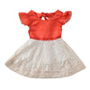 Baby Girl Moana Fancy Dress Romper Sister Matching Ruffle Lace Outfits Costume (0-1 Years, Dress)