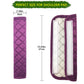 Tecooller Car Seat Belt Cover Pad, 5 Pcs, Seatbelt Covers For Car Accessories, Soft Material, Car Seat Strap Pads, Purple 10.63