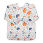 Sigzagor Baby Bib Long Sleeved Shirt With Pocket 1 to 3 years old Toddler (Squirrel Hedgehog)