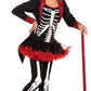 Forum Novelties Girl Ghoul Miss Bone Jangles Child Costume, Large