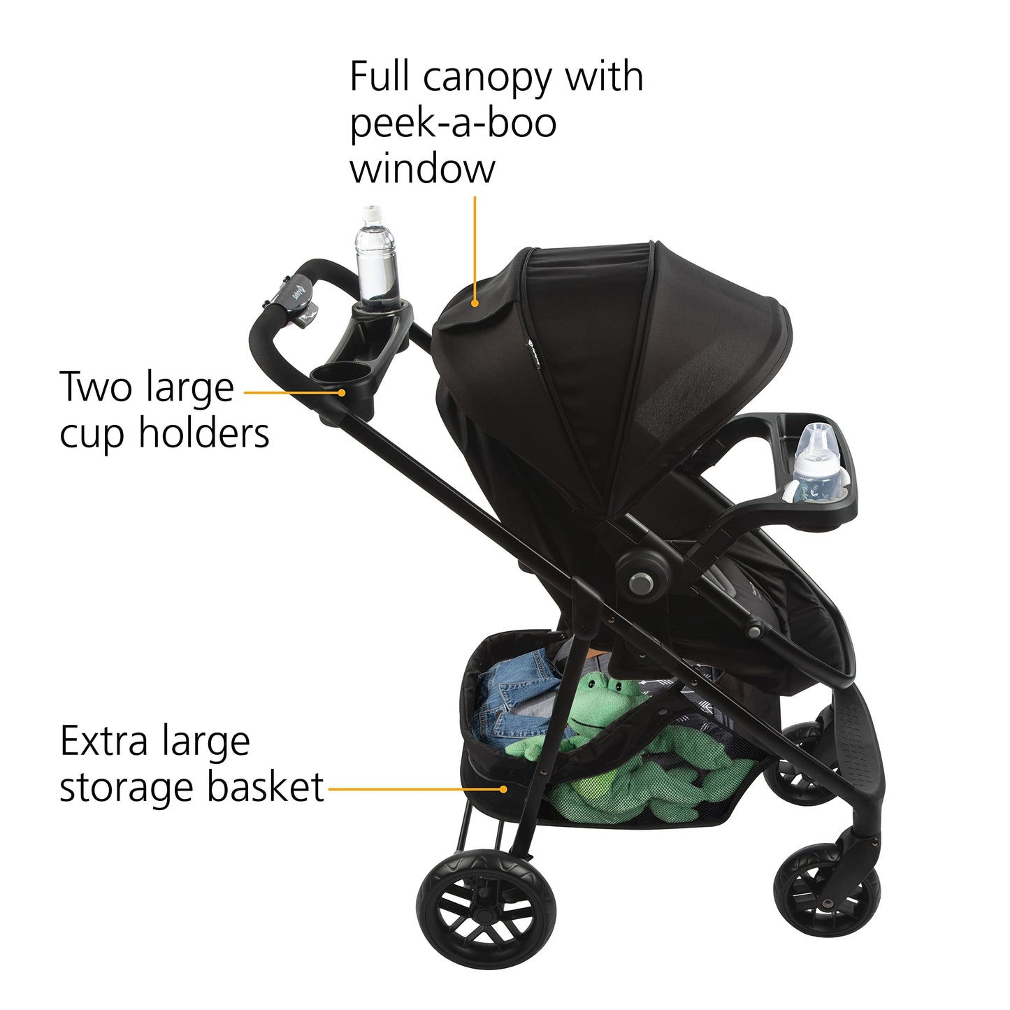 Safety 1St Grow And Go Flex 8-In-1 Travel System, Forest Tide