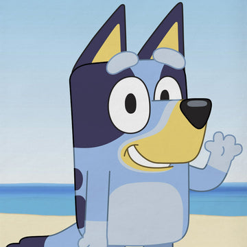 Bluey Kids Towel Blue One Size