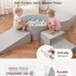 Hofish 5-Piece Foam Playset For Toddler Children, Playset Designed Easy To Clean Or Install, Children Indoor Active Climbing Cra