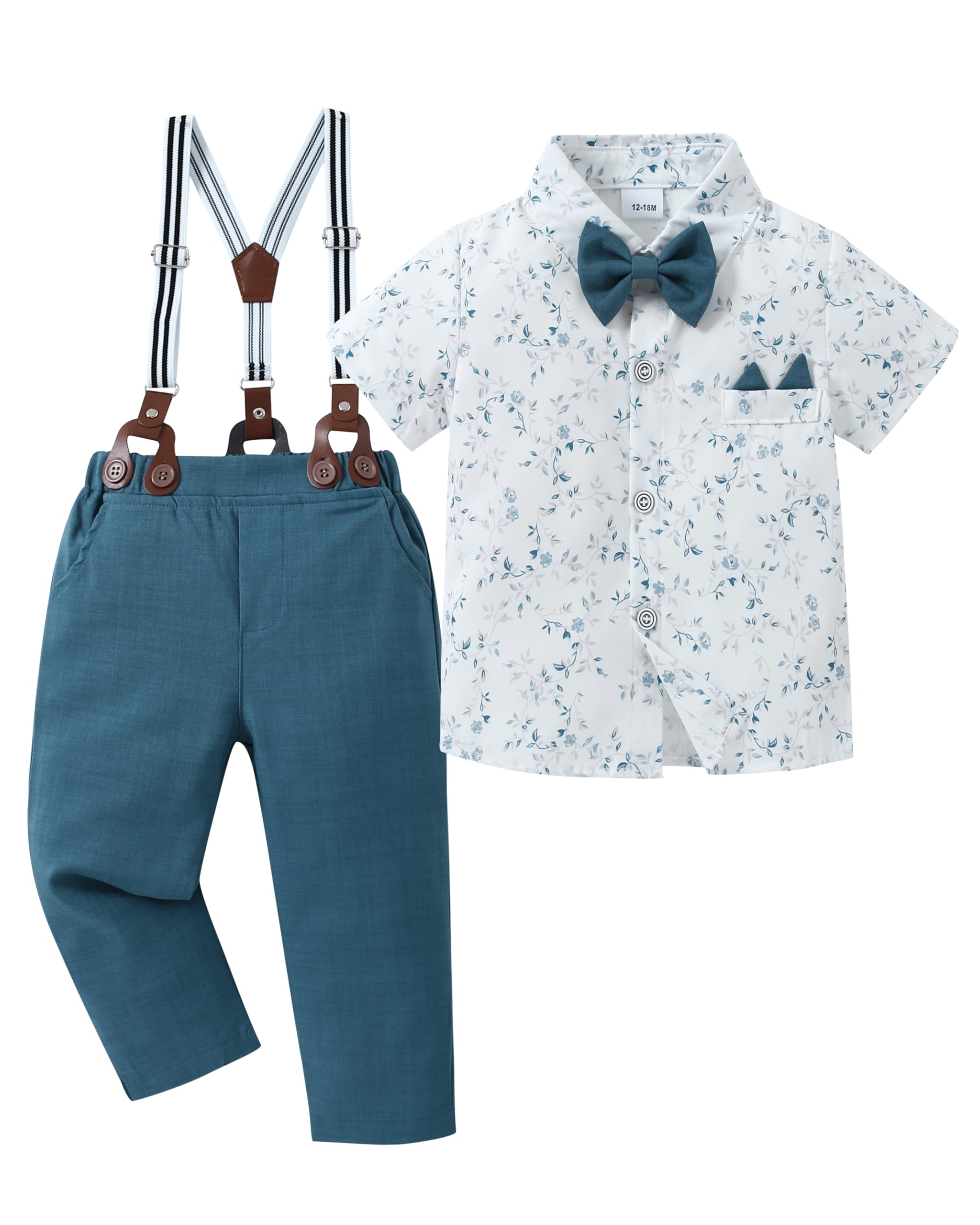 Yallet Toddler Baby Boy Clothes Suit Gentleman Outfits Formal Dress Sh – Cutebab WBBAPB0BW46HY4D