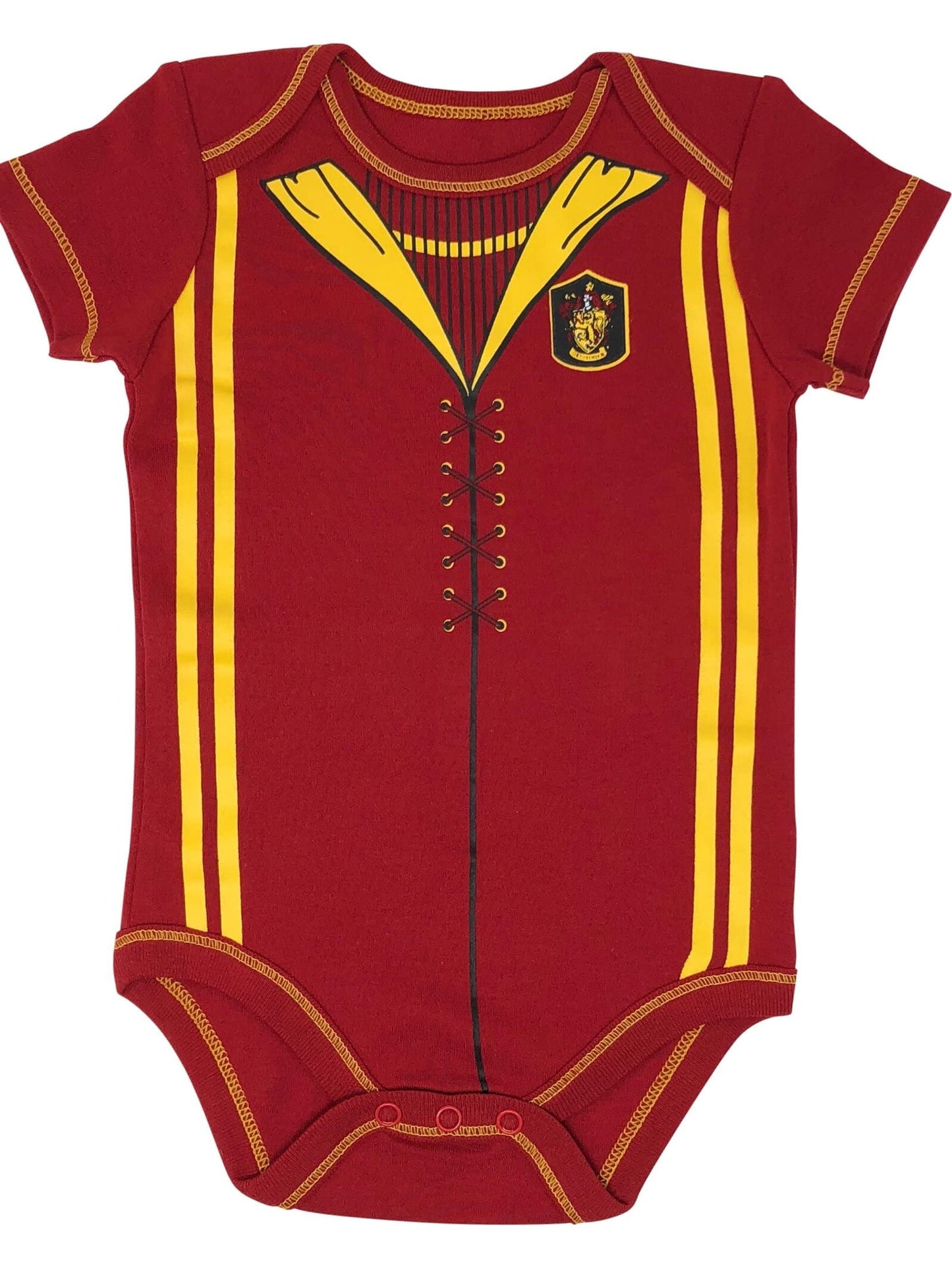 Warner Bros. Harry Potter Baby Boys' 5-Pack Bodysuits Hogwarts Gryffindor (0-3 Months)