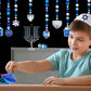 The Dreidel Company Hanukkah Musical Light-Up Dreidel Spinning Tops Set, Plays 2 Classic Hanukkah Songs, Assorted Colors (4-Pack