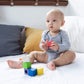 PlanToys Wooden 9 Piece Sensory Activity Blocks Learning & Development Toy (5531) | Sustainably Made from Rubberwood and Non-Tox
