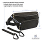 Suessie Fanny Pack Diaper Bag - With Baby Changing Pad & Waterproof Wipes Pocket - Stroller Organizer Black
