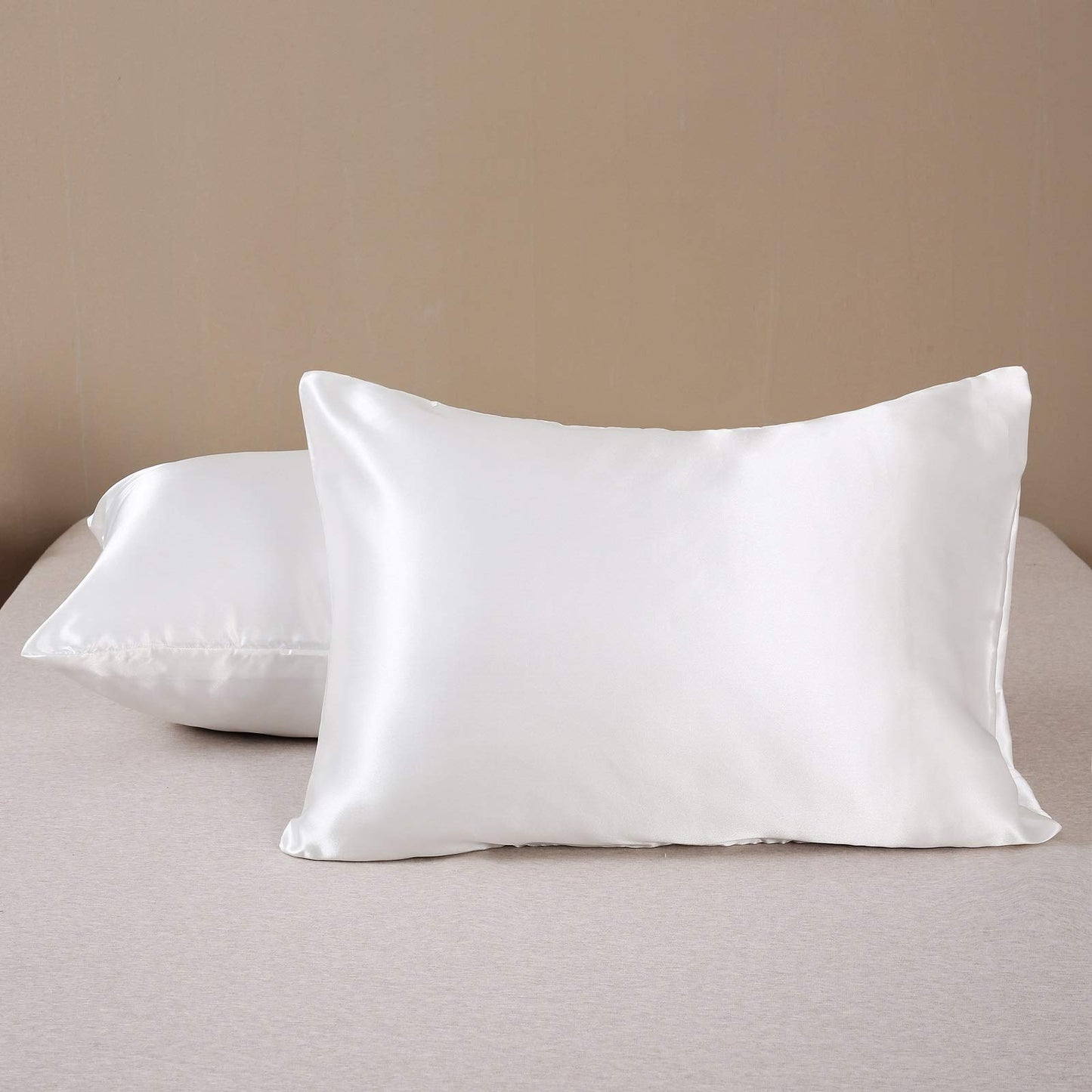 Lcbd Silky Satin Toddler Pillowcases Set Of 2, Super Soft Travel Pillow Covers, Small Kids Pillow Cases With Envelope Closure, 1