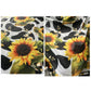 Ledback Novelty Cow Sunflower Print Stretchy Car Seat Cover For Babies,Nursing Cover Breastfeeding Cover,Soft Breathable Baby Ca