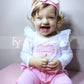 Fioukiay 0-3 Months Baby Girls Valentine'S Day Heart Love Bodysuit Clothes Infant Valentine'S Day Outfits (Pink, 0-3 Months)
