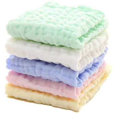 Mukin Baby Washcloths - Natural Cotton Baby Wipes - Soft Newborn Baby Face Towel And Washcloth For Sensitive Skin- Baby Registry
