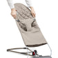 BabyBjrn Fabric Seat for Bouncer, Sand Gray, Cotton, Sand Gray, 1 Count (Pack of 1)
