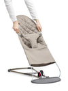 BabyBjrn Fabric Seat for Bouncer, Sand Gray, Cotton, Sand Gray, 1 Count (Pack of 1)