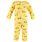 Hudson Baby Unisex Baby Cotton Coveralls, Construction, 6-9 Months