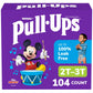 Pull-Ups Boys Potty Training Pants, Size 2T-3T Training Underwear (16-34 lbs), 104 Count