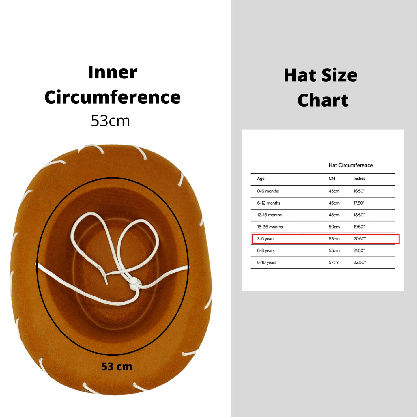 4E'S Novelty Child Brown Cowboy Hat For Toddlers & Kids Felt - Kid Cowboy Costume Hat For Boys & Girls Ages 3 4 5 Year Old