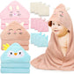 12 Pcs Hooded Baby Towels, Soft Baby Towels, Absorbent Baby Bath Towels, 3 Pcs Baby Towels, And 9 Pcs Baby Washcloths For Newbor