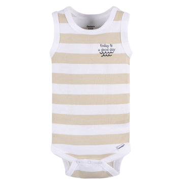 Gerber Baby Boy'S Multi-Pack Sleeveless Onesies Bodysuit, Coastal