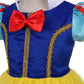 Dressy Daisy Toddler Little Girls' Princess Costume With Accessories Fancy Dresses Up Halloween Party With Gold Threads Size 4T