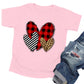 Toddler Valentine'S Day Shirts Boys Girls Love Heart Graphic T-Shirt Valentine Short Sleeve Tee Tops