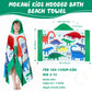 Mokani Kids Cotton Hooded Towels | Super Soft & Thick & Super Absorbent | 50' X 30' Beach Bath Swimming Towels For Girls Boys