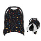 Muishi Planets Stars and Sun Baby Car Seat Canopy Nursing Cover for Newborn Car Seat Breastfeeding Covers Blanket Newborn Shower