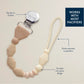 Itzy Ritzy Silicone Pacifier Clip; 100% Food Grade Silicone Pacifier Strap With Clip Keeps Pacifiers, Teethers & Small Toys In P