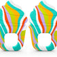 Bright Starts Soothing Soft Serve Silicone Teether, Easy-Grasp Ice Cream Cone, BPA Free, Unisex, 3 Months+ (Pack of 2)