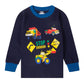 Boys Pajamas Truck Long Sleeve Cotton Pjs Toddler Excavator Clothes Set Winter Sleepwear 2 Piece Kids Construction Pj 7T