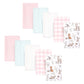 Hudson Baby Unisex Baby Cotton Flannel Burp Cloths, Pink Enchanted Forest, One Size